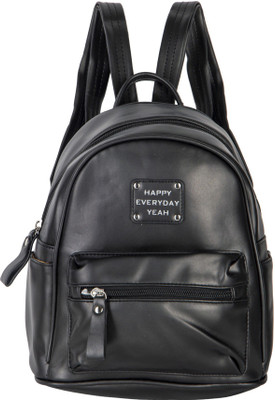 

Bazaar Pirates Mini Glossy Handy 4.5 Backpack(Black), Glossy black