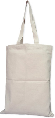

Rawpockets Rawbags 'Shopping bag ', reusable 100% Cotton Eco-Friendly |ToteBag |Natural colour|Eco bag |Canvas Fabric Multipurpose Bag(White, 5 inch)