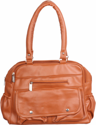 

Priruh ladies high quality Shoulder Bag(Brown, 6 L)