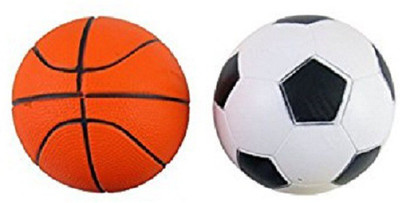 

oms ibl Football - Size: (Pack of 2, Black, Black and white;brown