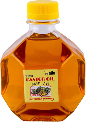 

Nila Castor oil organic- 100% Pure - Moisturizing & Healing - For Dry Skin - Hair Growth - For Skin - Hair Care - Eyelash brightener - sourced under careful supervision - 300 ml -diamond bottle(300 ml)