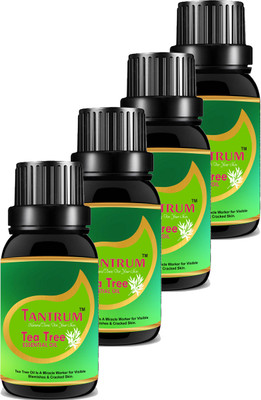 

TANTRUM 100% Pure Tea Tree Oil 30 ml for Skin Problem,Hair,Acne Treatment,Skin hydration,Tan removal (30 ml) (pack of 4)(30 ml)