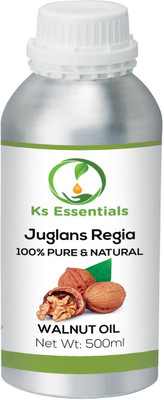

Ks Essentials 100% Pure Walnut Oil (Juglans regia) Natural & Undiluted (500ml)(500 ml)