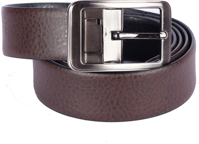 

swaggler Men & Women Formal, Casual, Party, Evening Black, Brown Genuine Leather Reversible Belt