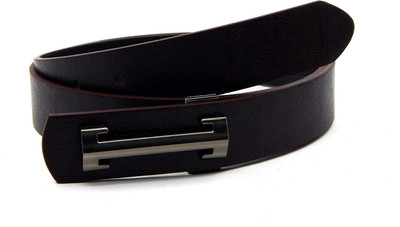 

ELS Men Formal, Casual Brown Artificial Leather, Texas Leatherite Belt