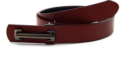 

ELS Men Formal, Casual Tan Artificial Leather, Texas Leatherite Belt