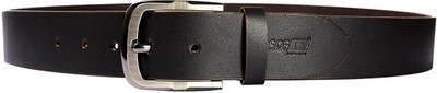 

SOFTA Men Formal, Casual, Party Brown Genuine Leather Belt, Dark brown