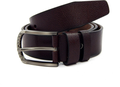 

ELS Men Formal, Casual Brown Artificial Leather, Texas Leatherite Belt