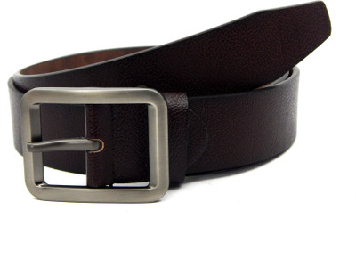 

ELS Men Formal, Casual Brown Artificial Leather, Texas Leatherite Belt