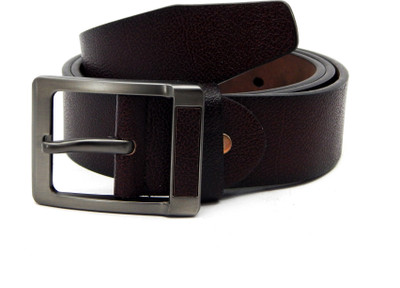 

ELS Men Formal, Casual Brown Artificial Leather, Texas Leatherite Belt