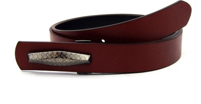 

ELS Men Formal, Casual Tan Artificial Leather, Texas Leatherite Belt