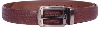 

VALISSA Men Casual, Party, Evening Brown Genuine Leather Belt, Dark brown
