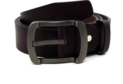 

ELS Men Formal, Casual Brown Artificial Leather, Texas Leatherite Belt