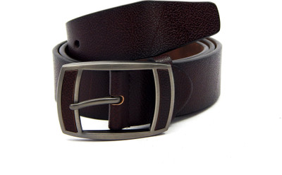 

ELS Men Formal, Casual Brown Artificial Leather, Texas Leatherite Belt