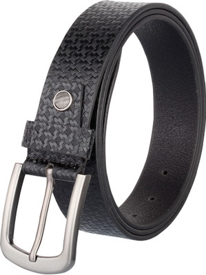 

Styler King Men Casual Black Genuine Leather Belt