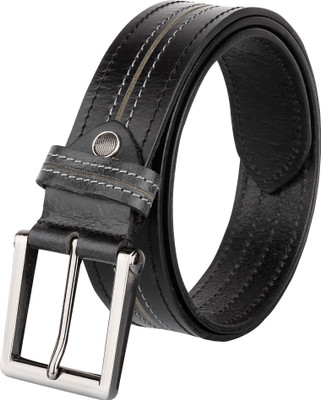 

Styler King Men Casual Black Genuine Leather Belt