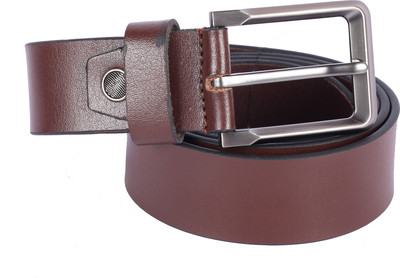 

swaggler Men & Women Casual, Party, Formal, Evening Brown Genuine Leather Belt