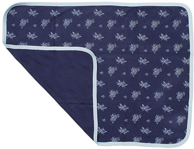 

Babysid Collections Printed  Swadding Baby Blanket(Cotton, Dark Blue