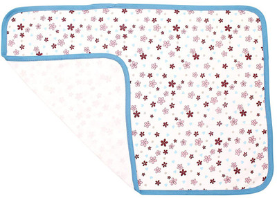 

Babysid Collections Floral  Swadding Baby Blanket(Cotton, White