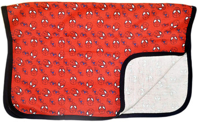 

Babysid Collections Cartoon  Swadding Baby Blanket(Cotton, Red