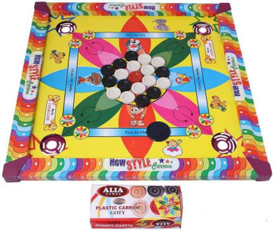 

Mohit collectionss moh-2 18 inch Carrom Board(Yellow)