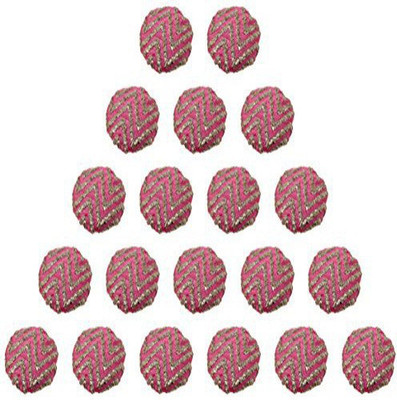 

Fabric and Lace BT002c Metal, Fabric Buttons(Pack of 20)