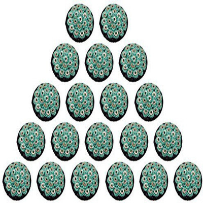 

Fabric and Lace BT021G Metal, Fabric Buttons(Pack of 20)
