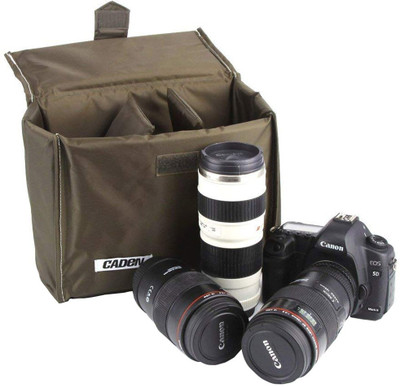 

Caden Universal Camera Liner Insert Partition Protective Bag Cover waterproof shockproof for SLR DSLR TLR camera Camera Bag(Green)