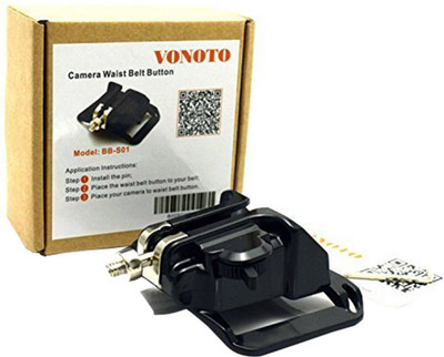 

VONOTO DSLR Camera Hard Plastic waist belt buckle button - camera hanger Belt Clip Holster Holder fast loading rig for Canon 5d2 nikon d7000 etc -Black Camera Bag(Black)