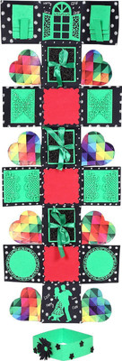 

Craft My Emotions 8 Layered Green and Red Infinity Explosion Box For Anniversary Birthday Gift For Girlfriend Boyfriend (Without Pics) Greeting Card(Green, Red, Black, Multicolor, Pack of 1)