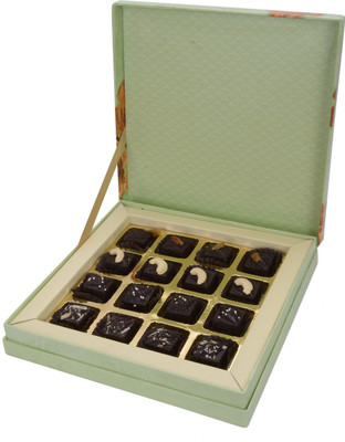 

Scrafts Festive Gifting Edible Gift Pack, of 16 Chocolates in Square Paper Box Fudges(375 g)
