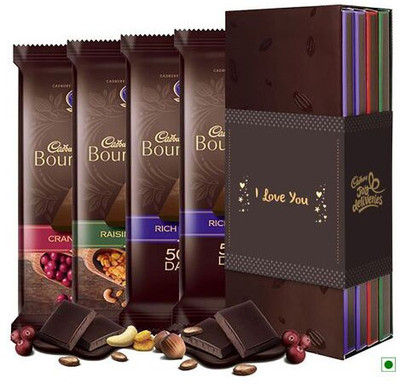 

Cadbury Bournville Library Chocolate Gift Pack, 320g (I Love You) Bars(320 g)