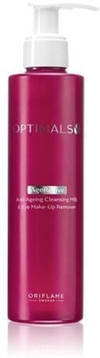 Oriflame Sweden optimals age revive anti ageing cleansing milk eye make up remover(200 ml)