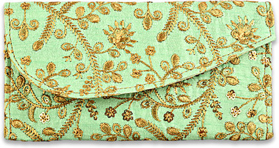 

REGO STYLES Party Green Clutch