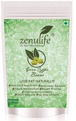 

zenulife Organic Green Coffee Beans For Weight Loss (Unroasted Coffee Beans) - 250 GM Instant Coffee(250 g, Green Coffee, Unflavoured Flavoured)