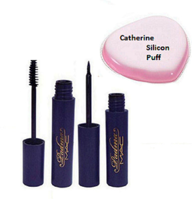 

catherine Silicon Puff, Padma Eyeliner & Mascara(Set of 3)