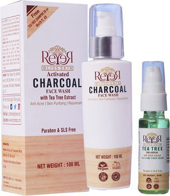 

REYER BLISS SKIN TEA TREE CHARCOAL FACE WASH AND TEA TREE SHAMPOO WITH SAGE EXTRACT(Set of 2)