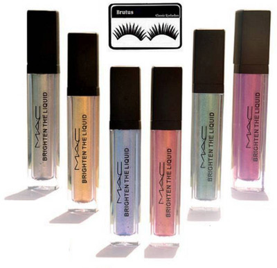 

BRUTUS Eyelashes,Mac Brighten The Liquid Pigment (Pack of 6)(Set of 7)