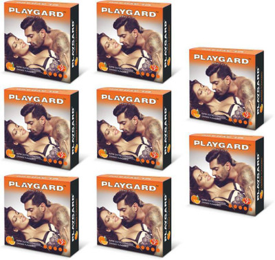 

PLAYGARD Orange Flavored - Super Dotted Condom(Set of 8, 24S)