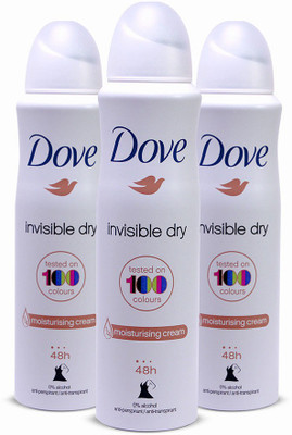 

Dove INVISIBLE DRY WOMEN PACK OF 3 Body Spray - For Women(450 ml)