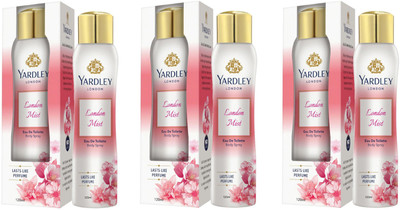 

Yardley London London Mist EDT Body Spray for Women 120ML Each (Pack of 3) Perfume Body Spray - For Women(360 ml, Pack of 3)
