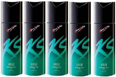 

KamaSutra URGE PACK OF 5 Body Spray - For Men & Women(750 ml, Pack of 5)