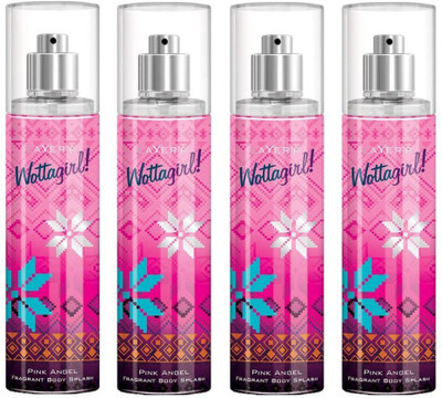 

Layer Shot Wottagirl PINK ANGEL Pack of 4 Deodorant Spray - For Women(540 ml, Pack of 4)