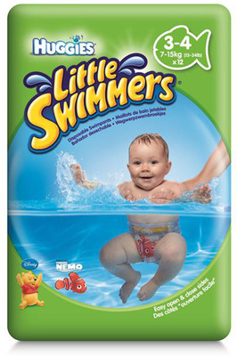 

Huggies Little Swimmers Swim Pants 12Pc (3-4) (7-15Kg) (Finding Dory) - M(12 Pieces)