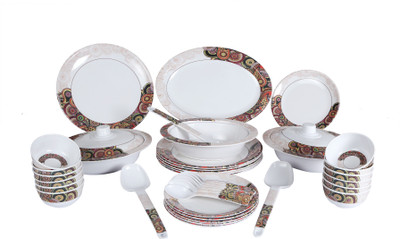 

Eagleware Serval Floral Melamine Pack of 40 Dinner Set(Melamine)