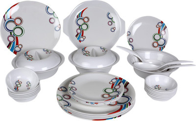 

Eagleware Melamine Pack of 33 Dinner Set(Melamine)
