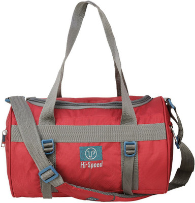 Hi-Speed (Expandable) Gym Polyester Sports Duffel Bag Travel Duffel Bag(Red)
