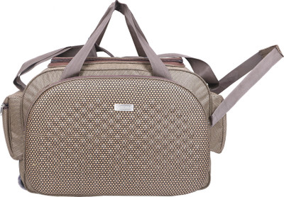 

SIBIA Unisex Polyester 40 litres Beige Waterproof Travel Duffle Bag With Roller Wheels Travel Duffel Bag(Beige)
