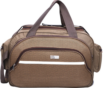 

SIBIA Unisex Polyester 40 litres Brown Waterproof Travel Duffle Bag With Roller Wheels Travel Duffel Bag(Brown)