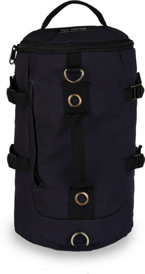

CULTURE VULTURE Canvas Convertible DufflePack / Backpack / Slingbag Travel Duffel Bag(Black)